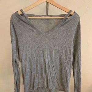 Zara knit grey sweater